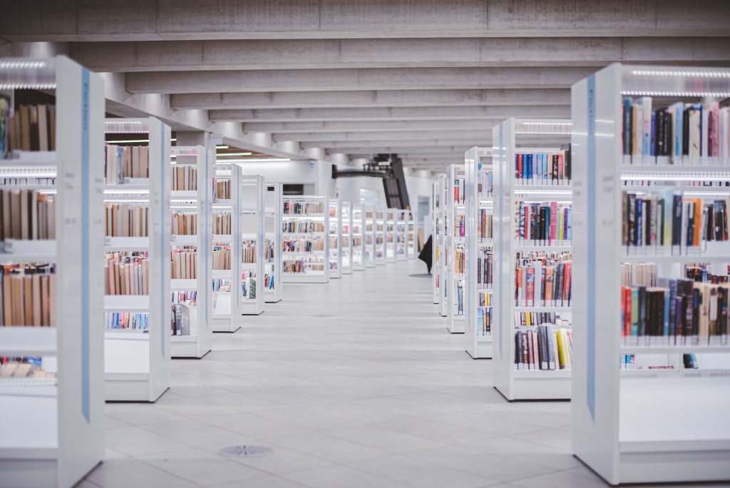 Image of a library hall